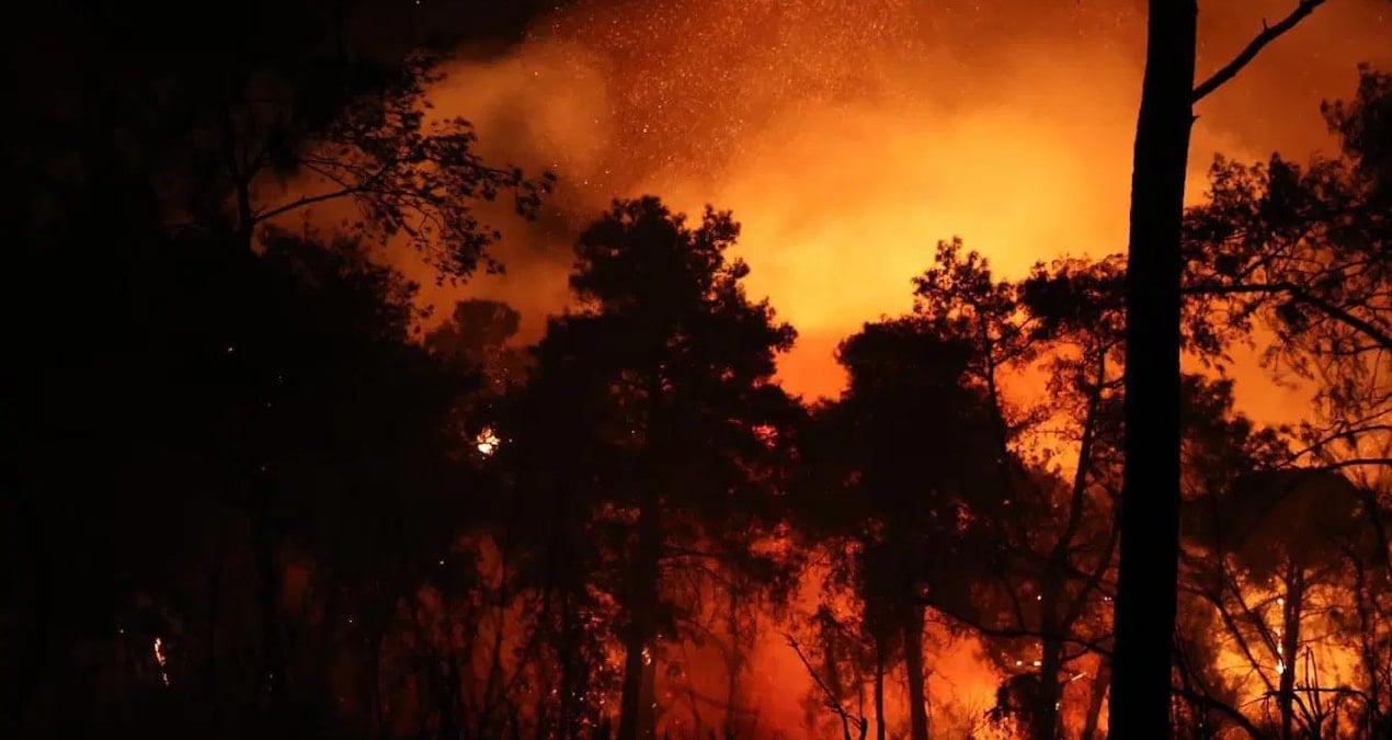 antalyanin aksu ilcesinde orman yangini FlUPObOL