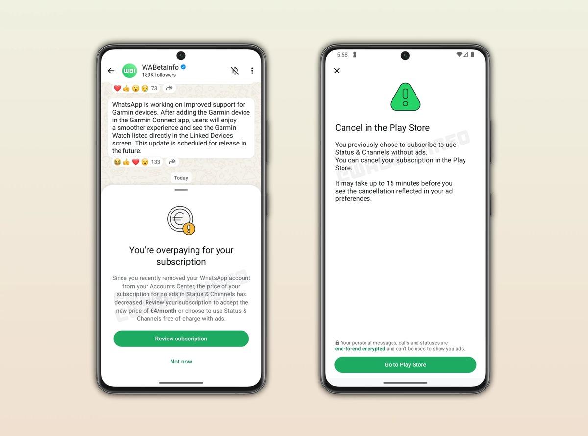 Reklamsız WhatsApp Aboneliği